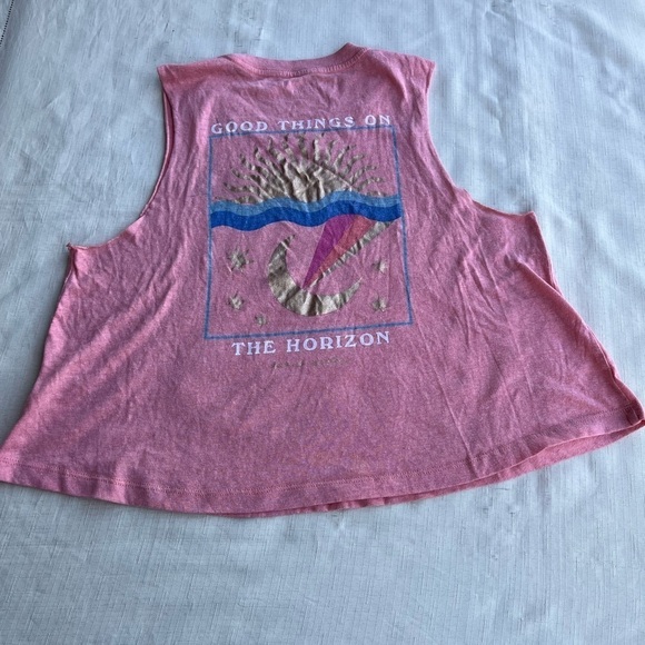 Spiritual Gangster XL Horizon muscle Tank in flamingo - Picture 8 of 8